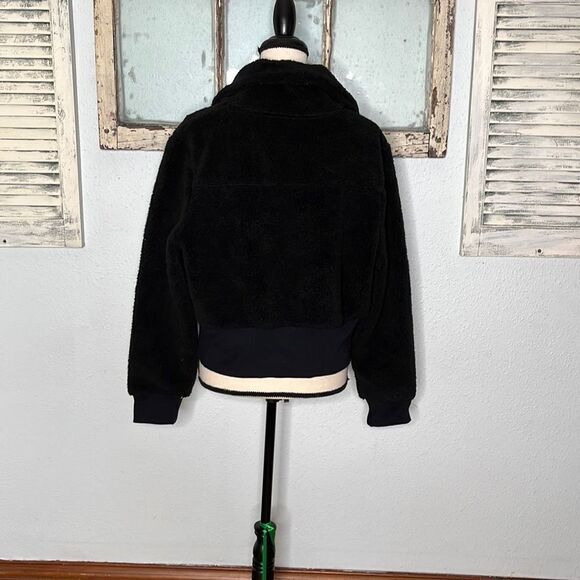 Lauren Ralph Lauren Womens Teddy Jacket Fully Zip Black Size Extra Large NWT - Picture 7 of 13